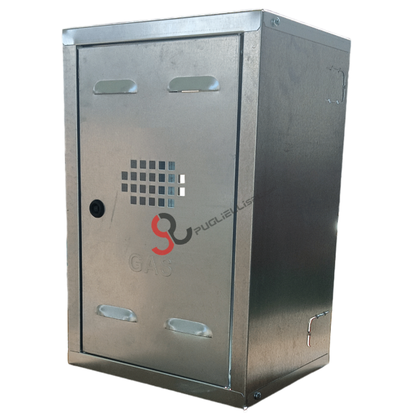 Gabinete galvanizado para lectura remota de medidor de gas (en formato de kit)