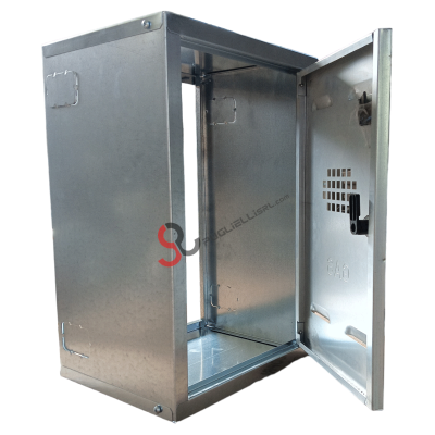 Gabinete galvanizado para lectura remota de medidor de gas (en formato de kit)