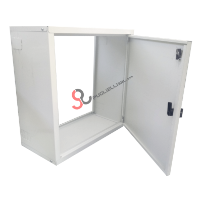 Carcasa a medida, de color blanco, suministrada en kit (desmontada), para contador de agua