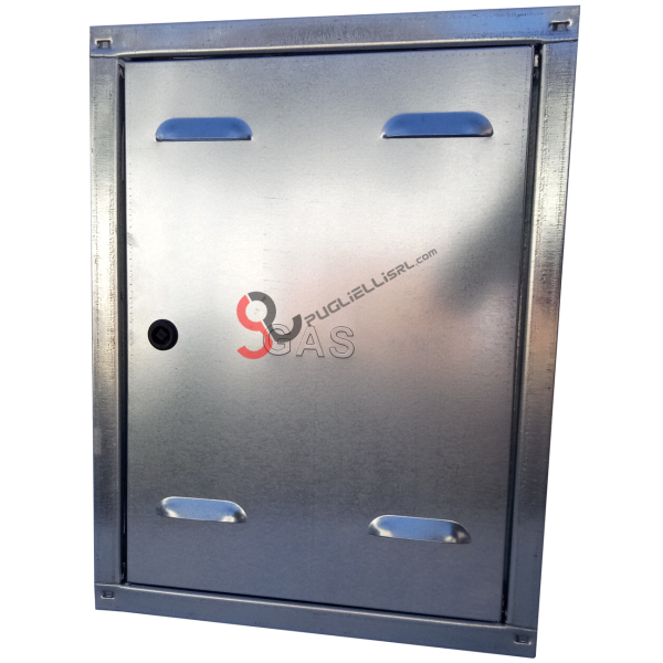 Galvanized gas door
