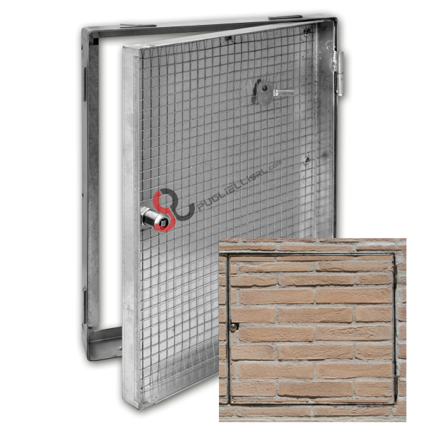 Puerta enrollable para contador (personalizada)
