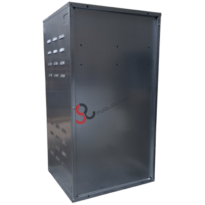 Galvanized gas cylinder cover in kit