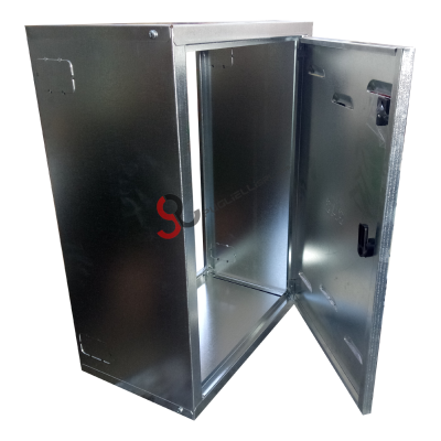Galvanized gas meter box (30cm deep) in kit form
