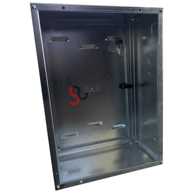 Cassetta (profonda 30cm) per contatore gas zincata in kit Cassetta (profonda 30cm) per contatore gas zincata in kit