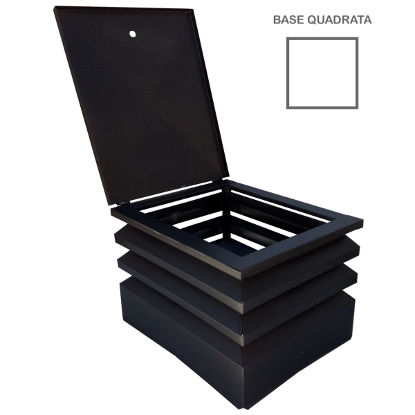 Comignolo antracite 42x52 con rete antintrusione