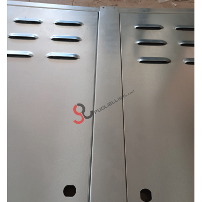 Sportello 2 ante personalizzato per contatore zincata