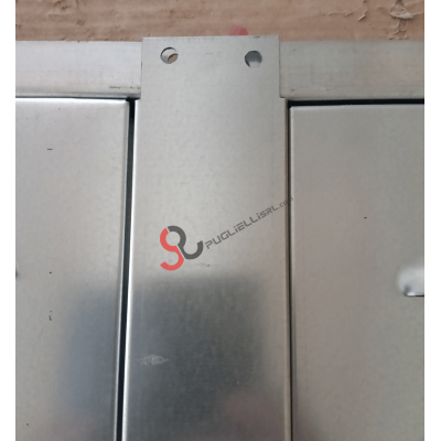 Sportello 2 ante personalizzato per contatore zincata
