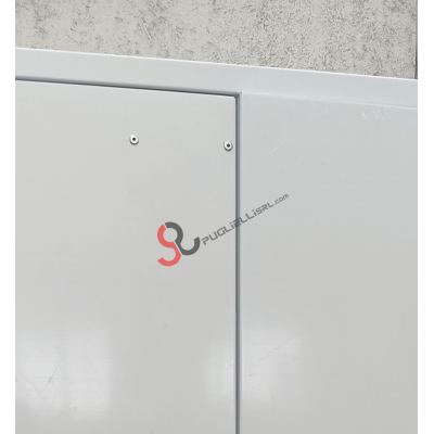 Sportello 2 ante personalizzato per contatore zincata