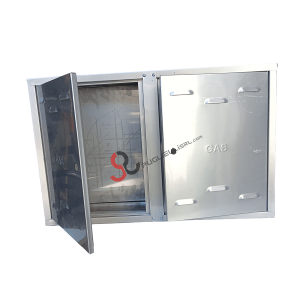 Custom-made stainless steel cabinet (2 or 4 doors) in kit