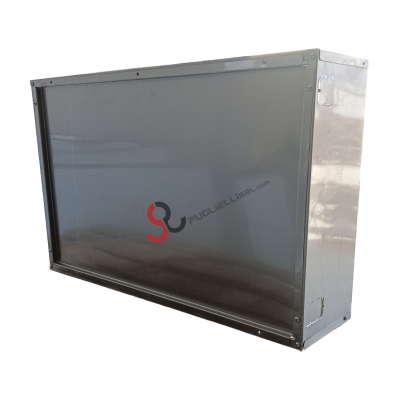 Custom-made stainless steel cabinet (2 or 4 doors) in kit