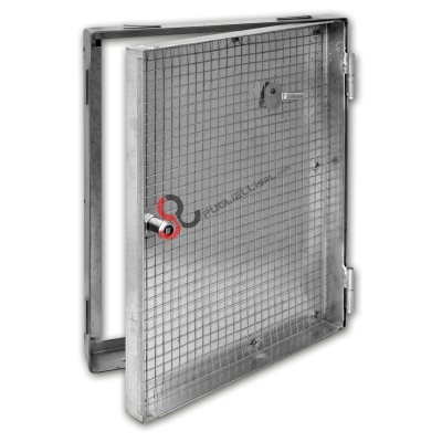 Puerta enrollable y resistente para contador