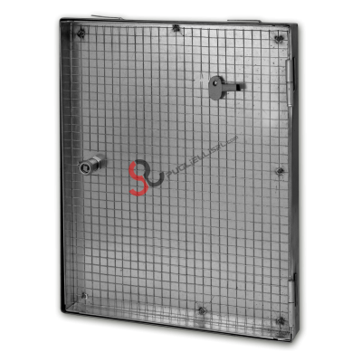 Puerta enrollable y resistente para contador